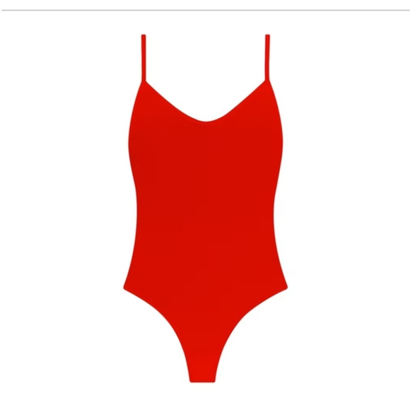 Red Nylon Bodysuit (L) still in packaging - Picture 4 of 6